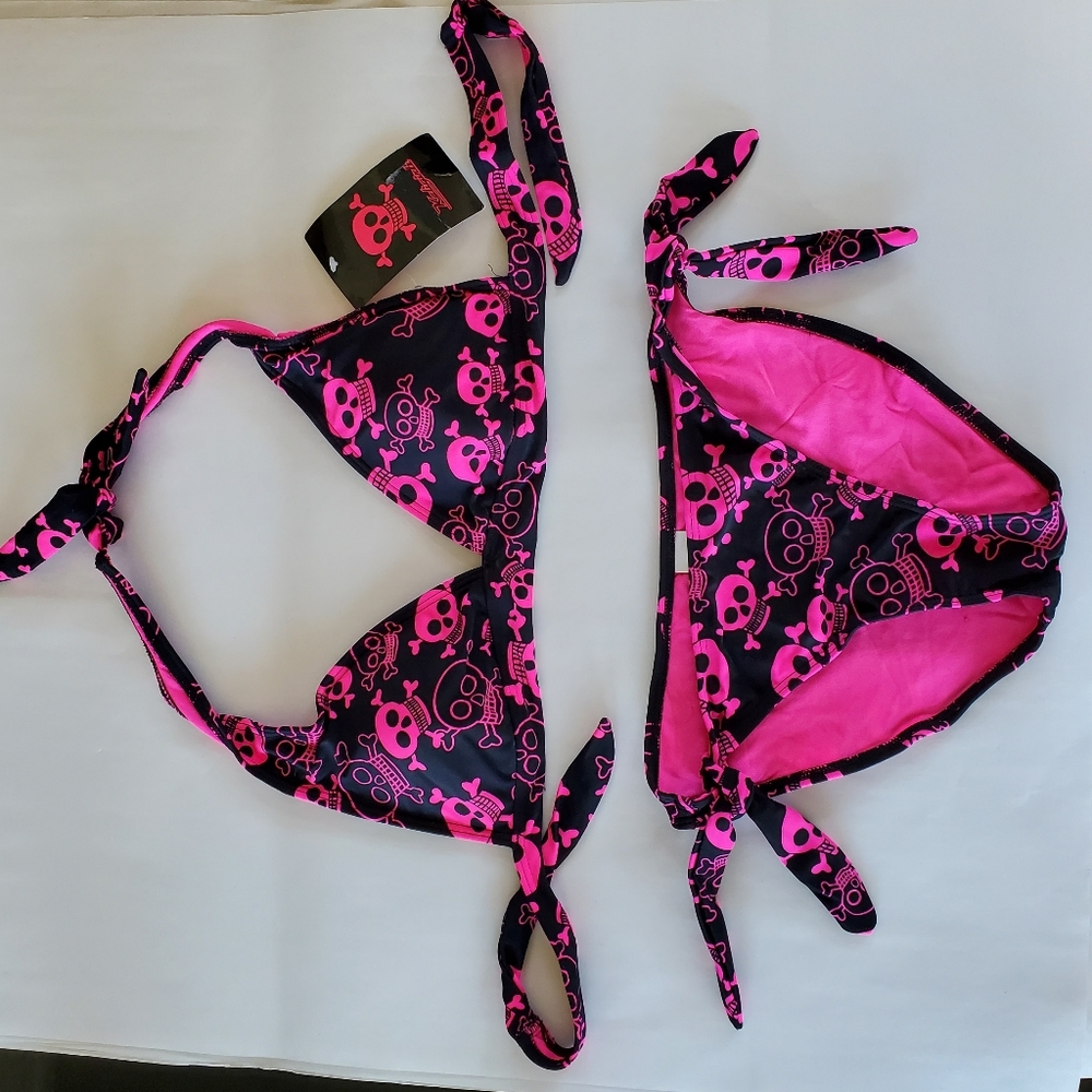 Kaligirlz 2 piece Bikini Hot Pink